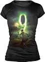 9 Movie Animated Sci-Fi Action Film POSTER Juniors Black Tee T-Shirt - Black