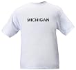 MICHIGAN - State-series - Heather Grey or White T-shirt