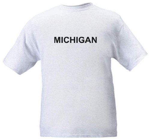 MICHIGAN – State-series – Heather Grey or White T-shirt