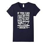Women's Book Shirts - Book Reading Lover Shirt Small Navy