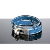 エルメス HERMES ブレスレット ケリー MS 青 [ 並行輸入品 ]