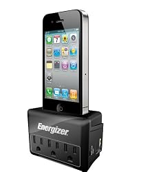 Energizer iSurge Travel Charging Station for iPod touch 4th Generation, 3rd Generation, iPod nano, Iphone 4, iPhone 3GS, iPhone 3G