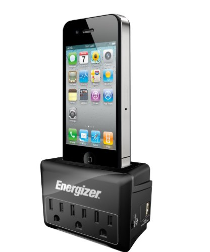 Energizer iSurge Travel Charging Station for iPod touch 4th Generation, 3rd Generation, iPod nano, Iphone 4, iPhone 3GS, iPhone 3G