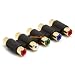RGB RCA Coupler Splitter Video Audio 5x RCA Component