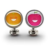 Würkin Stiffs® Presents We are Apples and Oranges Fashion Cufflinks with Artwork by Simon Oxley