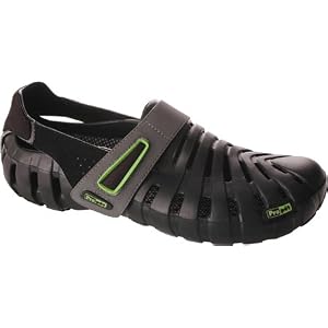 Mens Propet� Voyager Sandals Black Lime by Prop�t