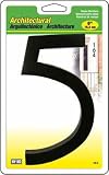 HY-KO PRODUCTS CO FM-6/5 FLOATING MOUNT HOUSE NUMBER 6" BLACK #5
