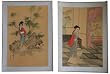 Vintage Silk Paintings of Chinese Ladies