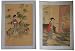Vintage Silk Paintings of Chinese Ladies