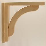 Corbel for Countertops and Shelves - Maple Concave 10