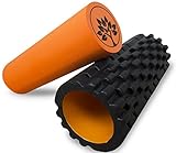 Bodhivana 2-in-1 Foam Roller for Muscles; Deep Tissue Massage Exercise Roller; Trigger Point Muscle Roller Design; FREE 