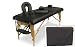 OneTouch Elite Series Portable Massage Table Luxury Padding - Black 4Q