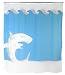 Jaws Horror Movie Joke Novelty Gag Shower Curtain Bath New