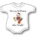 My First Christmas Baby Ultrasoft Onesie