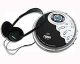 New Black Personal Portable CD Player AM FM Radio NAXA