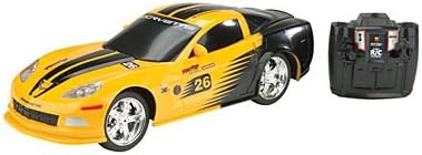 RTR Corvette or Mustang Rc Car 1:14 Scale with Rubber Tires and Painted Body 27-49 MHZ Full Function Control (Model & Color May Vary) One Each