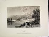 Dunkeld Perthshire Scotland Old Print Antique Fine Art