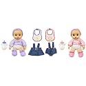 Baby Alive Feed &lsquo;N Kicks Newborn Twin Dolls - Caucasian