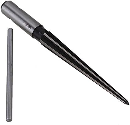 CNBTR Bridge Pin Hole Reamer Tapered 6 Fluted Woodworker Cutting Tool 3-13mm Blade Dia