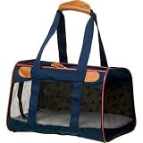 41rG40xkJdL. SL160  Sherpa American Kennel Club Navy Pet Carrier, Large, Color:Blue