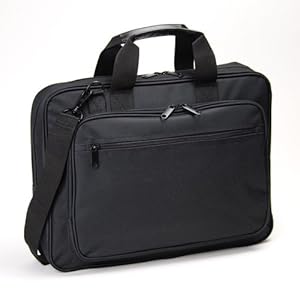 【クリックで詳細表示】【PCキャリングバッグ】15.4インチワイドノートPC対応 軽量 2WAY ショルダーストラップ付 キャリングバッグ PCB-T2BK (ブラック)