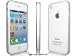 Electronics : iPhone 4S/ 4 Clear Silicone Bumper Case