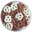 Mini White Chocolate and Chocolate Covered Pretzels