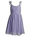 Fashion Plaza Girl's Cap Sleeve Chiffon Bridesmaid Flower Girl Dress K0117