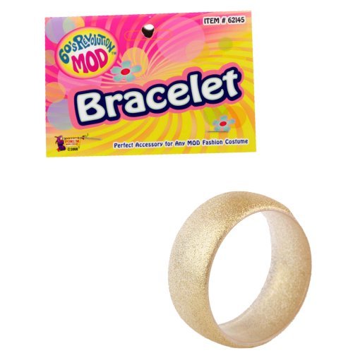 Click here to buy Mod Gold Bangle Bracelet Adult by Forum Novelties Inc.