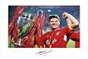 Steven Gerrard Signed Photo - Liverpool's Captain, Liverpool's Cup