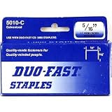 41rGB9YKW%2BL. SL160  Duo Fast CP5010C 20 Gauge Galvanized Staple 1/2 Inch Crown x 5/16 Inch Length, 1000 Pack