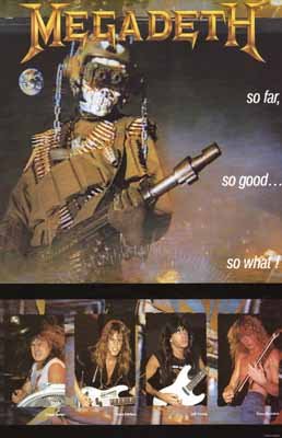 Cover image : Megadeth so Far so Good so What 11x17 Poster