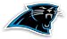 NFL Carolina Panthers 12-Inch Vinyl Logo Magnet