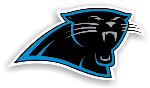 NFL Carolina Panthers 12-Inch Vinyl Logo Magnet