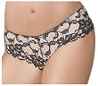 Wacoal Silver Women's Lost in Lace Tanga #64869