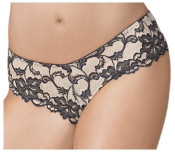 Wacoal Silver Women's Lost in Lace Tanga #64869