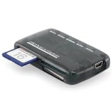 eForCity Premium Mini All-in-1 Memory Card Reader, Smoke ~ eForCity