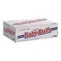 Nestles Baby Ruth Single, Candy Bars (Pack of 48)