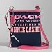 Coach Bonnie Nova Girly Print Swingpack Crossbody Messenger Bag 42605 Navy Pink