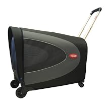 Teafco Argo Pup-Buggy 26-Inch Wheeled Pet Carrier Large, Black