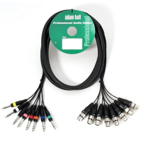 ah Cables KMCO3XMPPM38 Multicore Kabel 8 x 6,3 mm Klinke stereo auf 8 x XLR male 3 m Preisvergleich