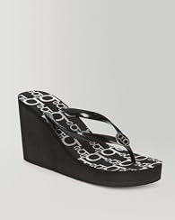 Stacked Hi Wedge Flip Flop