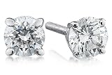 1/5 ct.tw Round Diamond Solitaire Earrings in Platinum