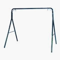 Childrens Toyshop  Outdoor Living : Jack Post Country Garden Swing Frame in Matte Green Finish