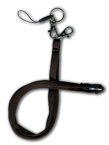 U-bop Slimline Neck Strap Lanyard , Black