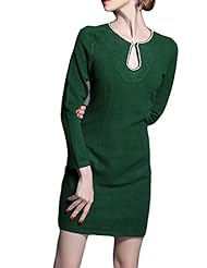 Sexy Fall Long Sleeves Cotton  Dress