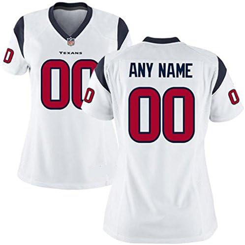Woman Houston Texans Custom Game-White Color Jersey Your Name Jersey Women Size S