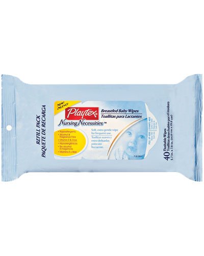 Playtex Baby Nursing Necessities Breastfed Baby Wipes: 40 Count Refill