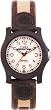 Timex Women's Expedition T40841 Brown Polyurethane Quartz Watch with Beige Dial