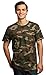 District Made Men's Perfect Weight Camo Crew T-Shirt,Large,Military Camo